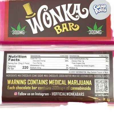 Wonka Chocolate Bar – Cocoa Puffs